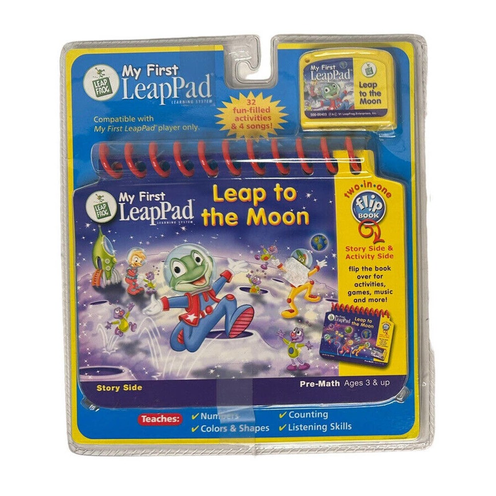 Leap Frog My First LeapPad Leap to‎ the Moon Book & Cartridge NEW Ages 3+